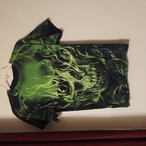 Social Media Vintage Y2k Cyber Skull T-Shirt Mens Black Grunge